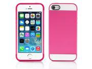 Multi Toned Hybrid Skin Snap On Hard Case Cover For Apple iPhone 5s 5 Pink