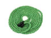 Expandable Hose 25 Feet Green Latex Expanding Flexible Lightweight Super Strong For Water Garden Plants Grass Auto Car Boat Dock No Tangle Twist or Kink