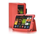 Kindle Fire HDX 7 Case Orange Slim Fit Synthetic Leather Folio Cover Stand with Stylus Holder for Amazon Kindle Fire HDX 7 Tablet 2013 Model