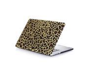 MacBook Air 11 inch Case Leapard Brown Rubberized Matte Hard Snap on Shell protective Cover Skin for Apple MacBook Air 11.6 Fits Model A1370 A1465