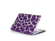 MacBook Pro 15 inch Case Giraffe Purple Rubberized Matte Hard Snap on Shell Protective Cover Skin for Apple MacBook Pro 15.4 with Retina Display Fits Model A