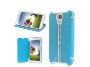 PU Leather Case Hybrid TPU Cover Stand for Samsung Galaxy S4 S IV i9500 Blue