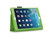 iPad 1 Case Slim Fit PU Folio Leather Cover Stand with Built in Stand and Stylus Holder For Apple iPad 1 1st Generation Green