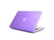MacBook Air 11 inch Case Purple Rubberized Hard Snap on Shell Case Cover Skin for Apple MacBook Air 11.6 Fits Model A1370 A1465