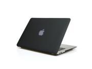 MacBook Air 13 inch Case Black Rubberized Hard Snap on Shell Case Cover Skin for Apple MacBook Air 13.3 Fits Model A1369 A1466