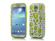 TPU Gel PC Hybird 3D Bubbles Case Cover For Samsung Galaxy S5 SV G900 Yellow