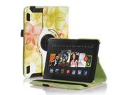 Amazon Kindle Fire HDX 8.9 Case 360 Degree Rotating PU Leather Case Smart Cover Stand For Amazon Kindle Fire HDX 8.9 2013 Model with Wake Sleep Feature St