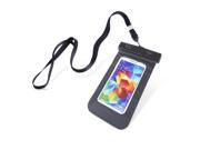 Waterproof Underwater Pouch Dry Float Bag Case Cover IPX8 for Mobile Phone PDA Black