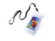 Waterproof Underwater Pouch Dry Float Bag Case Cover IPX8 for Mobile Phone PDA White