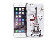 iPhone 6 Case Protective Hard Back Case Cover Cute Paris Tower Lovely Deer For Apple iPhone 6 4.7