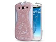 Oriental Chinese Woman Lady Cheongsam Dress Style Case Cover for Samsung Galaxy S4 i9500 Pink