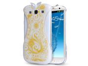 Oriental Chinese Woman Lady Cheongsam Dress Style Case Cover for Samsung Galaxy S4 i9500 Orange