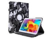 Samsung Galaxy Tab 4 10.1 Case 360 Degree Rotating PU Leather Smart Cover Stand For Samsung Galaxy Tab 4 10.1 T530 T531 T535 with Auto Sleep Wake Feature a