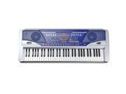 Electronic Portable Piano Keyboard 61 Key Digital Music Key Board Piano With Multi Function LCD Display Screen 100 Timbres Musical Instrument Gift in Special Bl