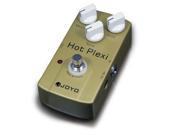 JOYO JF 32 Hot Plexi Electric Guitar Effect Pedal Overdrive Distortion Audio True Bypass with 3 Adjustable Knobs Volume Dist Tone in Golden Color