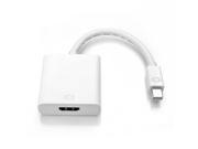 Active Mini DisplayPort DP to HDMI Male to Female Active Adapter Audio Converter Eyefinify Compatible 1920 x 1200 1080P White