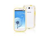 Samsung Galaxy S3 Case Hybird Soft TPU Gel Skin Hard PC Protective Case Cover For Samsung Galaxy S3 SIII I9300 Yellow