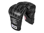 Half Finger Boxing Gloves Grappling MMA UFC Sparring Punch Ultimate Mitts Sanda Fighting Training Sandbag Sanda Mens Gloves 8 oz Equipment Black