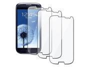 3PCS Clear Transparent Screen Protector Guard For Samsung Galaxy SIII S3 I9300 Anti Glare Anti Fingerprint Maximun Clarity and Touchscreen Accuracy 3 Pack