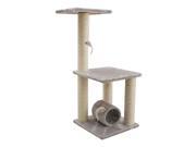 36 Cat Tree Tower Pet Kitty Furniture Scratching Post Kitten Climber House Hammock with 1 Condo 1 Perche 1 Posts for Scratch Play Relax Sleep in by Comfortable