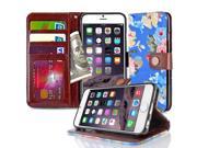 iPhone 6s Case Flip PU Leather Wallet Pocket Case Cover Stand with ID Credit Business Card Holder Slots Cash Compartment for Apple iPhone 6 and iPhone 6S 4.7