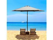 Patio Umbrella 10 ft Aluminum Patio Outdoor Market Yard Beach Garden Shade Umbrella Cover Steel 6 Ribs Hexagon Shape Wind Vent White 10 Feet