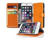 iPhone 6s Wallet Case PU Leather Wallet Pocket Case Flip Cover Stand with ID Credit Business Card Holder Slots and Cash Compartment for Apple iPhone 6 and iPh