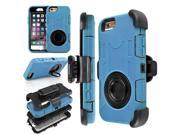 iPhone 6s Plus Case Heavy Duty Rugged Hybrid Shockproof 4 Layers Combo Stand Case for Apple iPhone 6S Plus and iPhone 6 Plus 5.5 with Belt Clip Holster Kick