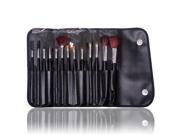 13PCS Makeup Brushes Set Professional Cosmetic Tool Kit Collection Accessory With Carrying Case Pouch for BB Cream Concealer Eyeshadow Foundation and Blush