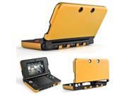 Plastic Aluminium Full Body Protective Snap on Hard Shell Skin Case Cover Gold for New Nintendo 3DS LL XL 2015