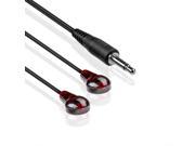 2 Eye Dual Infrared 3.5MM Remote Control Extender Emitter Cable Wire