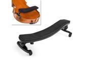 Violin Shoulder Rest Pad Support 3 4 4 4 Size Height and Angle Fully Adjustable Musical Instrument Accessory in Black Nylon Plastic Fit for Adult Beginner Playe