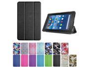 New Fire 7 Case Square Multi Color Ultra Slim Lightweight Folding Folio Cover Stand with Hard Rubberized Back for Amazon New Fire 7 Inch 5th Generation 20