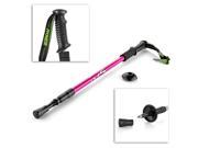 Trekking Pole AntiShock Stick Alpenstock Purple Retractable 26 55 Extandable Ultralight Aluminum For Outdoor Sports Hiking Walking Travel Camping Backpack