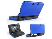 3DS XL LL Case Blue Full Body Protective Snap on Hard Shell Aluminium Plastic Skin Cover for Nintendo 3DS XL LL 2012 Original Model