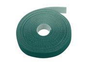 Hook And Loop Tape Strap Cable Ties Fastener Green 15 Feet Sticky Self Adhesive Nylon Fabric Roll Wrap 0.75 Wide 5 Yards Reusable For Cutting Custom Leng