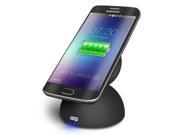 Wireless Charger Charging Pad Stand Station Dock 3 Coil Power Supply Design Supports Fast Charge Mode for Samsung Galaxy S7 S6 Edge Note 6 5 Nexus 7 6 5 O