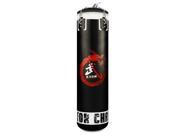 Heavy Punching Bag 47 MMA Boxing Kickboxing Workout Training Exercise Practice Gear Empty with Rotating Chains for Adults Men Women Black