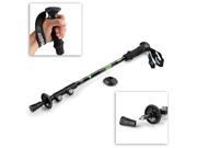 Trekking Pole AntiShock Stick Alpenstock Black 3 Section Retractable 24 54 Outdoor Sports Hiking Walking Travel Camping Backpacking Ultralight Aluminum wi