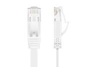 Cat6 Flat Ethernet Network Cable 6FT High Performance Tangle Free with Premium UTP Twisted Pair RJ46 Snagless Connector Jack Computer LAN Internet Network