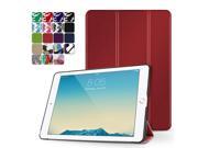 iPad Pro 9.7 Case Slim Lightweight Shell Smart Cover Stand Hard Back Protection with Auto Sleep Wake for Apple iPad Pro 9.7 Inch 2016 Release Red