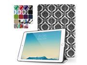 iPad Pro 9.7 Case Slim Lightweight Shell Smart Cover Stand Hard Back Protection with Auto Sleep Wake for Apple iPad Pro 9.7 Inch 2016 Release Damask Black