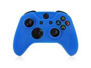 XBox One S XBox Elite Controller Case Blue Soft Silicone Gel Rubber Grip Case Protective Cover Skin for XBox One S XBox Elite Wireless Game Gaming Gamep