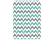 iPad Mini 1 2 3 Case Slim Lightweight Shell Smart Cover Stand Hard Back Protection with Auto Sleep Wake for Apple iPad Mini 1 2 3 Chevron Teal