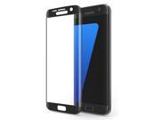 Samsung Galaxy S7 Edge Screen Protector White Premium 0.33mm 2.5D High Definition HD Ultra Anti Bubble Tempered Glass Screen Protector Full Coverage Guard Fi