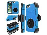 iPhone 7 Case Shockproof with Belt Clip Holster Holder Stand Kickstand Ring Heavy Duty Rugged Tough Cover Shell Ultra Protective Anti Scratch Slip with Tempe