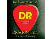 DR Strings Dragon Skin Acoustic Guitar Strings Med LT DSA 11 11 50