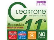Cleartone Acoustic Guitar Strings Phosphor Bronze CL .011 .052 1 Pack