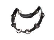 Rhythm Tech SOLO Single Row Half Moon Tambourine in Black RT1210