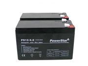 PowerStar® Replacement APC BACK UPS XS 1300VA BX1300LCD REPLACEMENT BATTERY 2 12V 9.0ah Batteries